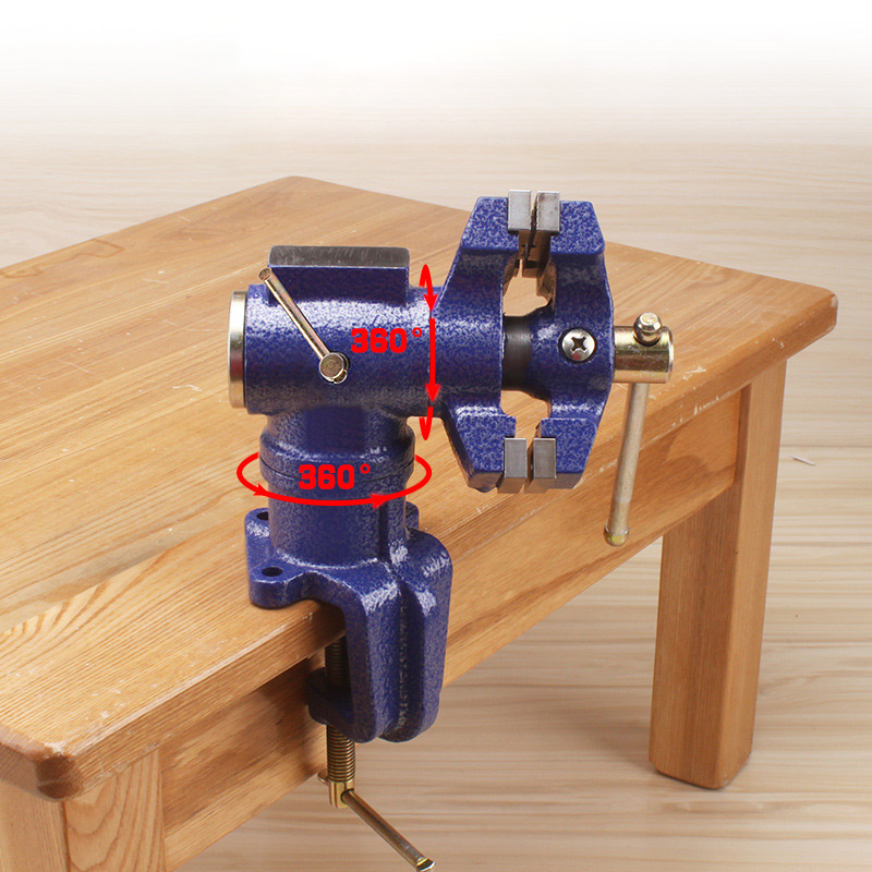 Bench Vise Swivel - 金属加工用バイスツール テーブルバイス 回転ベースクランプ ジョー ワークベンチバイス クランプ