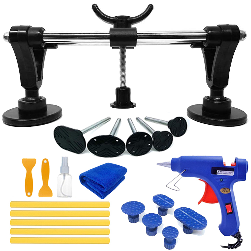 Workshop Tools Automotive - 車のへこみ除去ツール,車のボディシート,金属製のへこみ除去キット,プロのワークショップアクセサリーセット