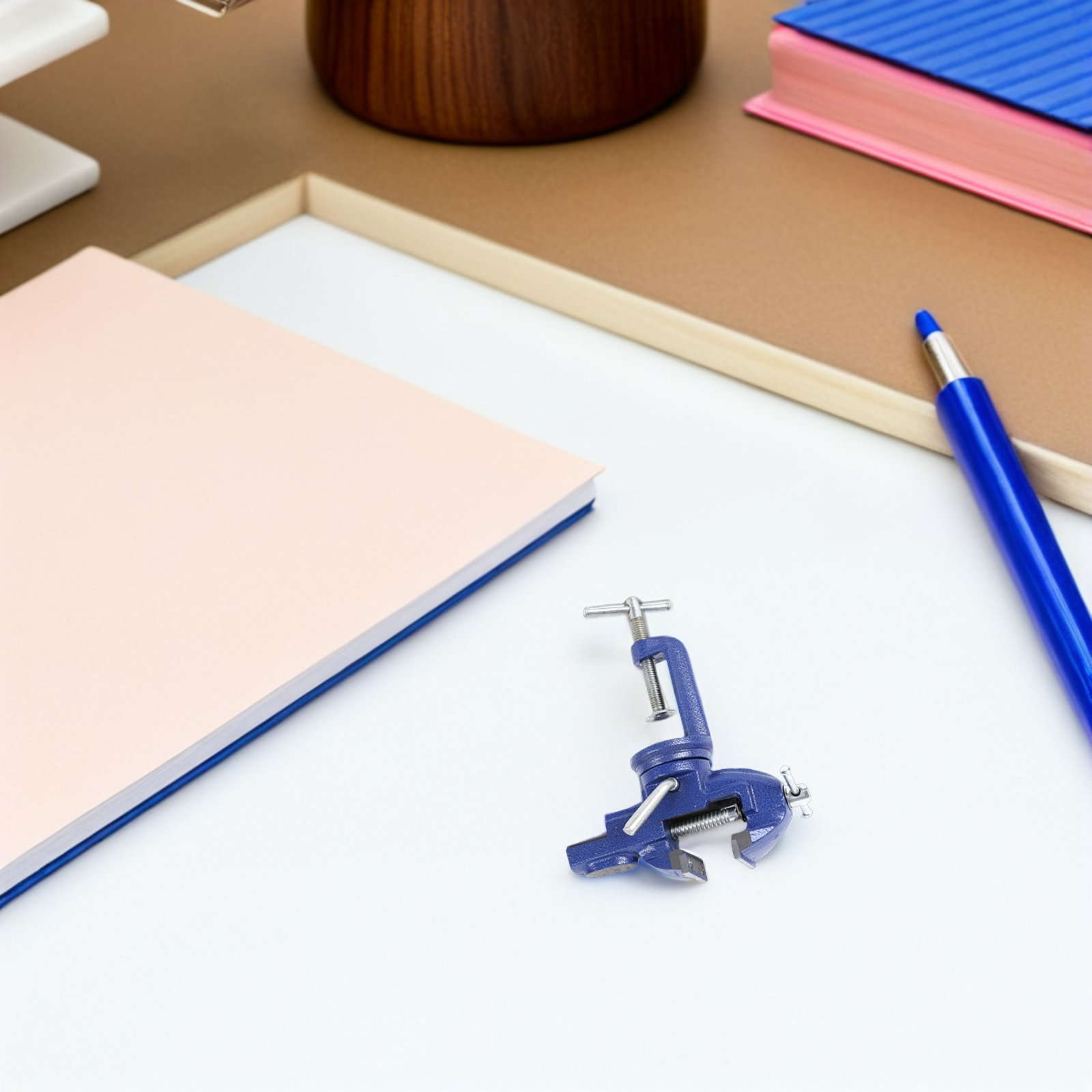 Bench Vise Swivel - 60mmミニ回転テーブルバイス 360度回転クランプ - ジュエリー、木材、プラスチック、金属のクラフトモデリング用ベンチバイスツール