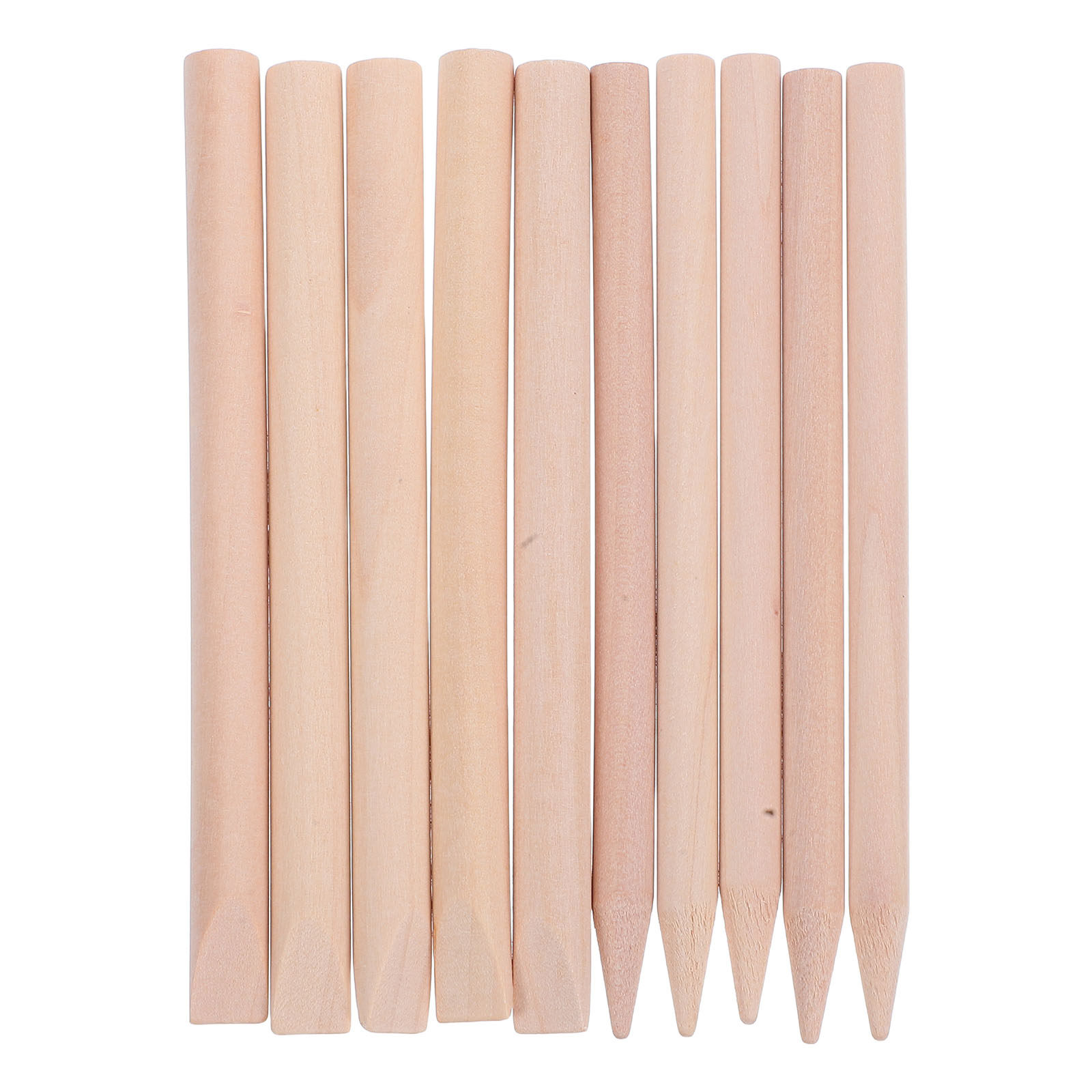 Chisel Set Wood - 10個入り子供用発掘ツールセット ミニ木製ノミ 安全な丸みを帯びたエッジで屋外発掘に最適 教育用考古学発掘キット