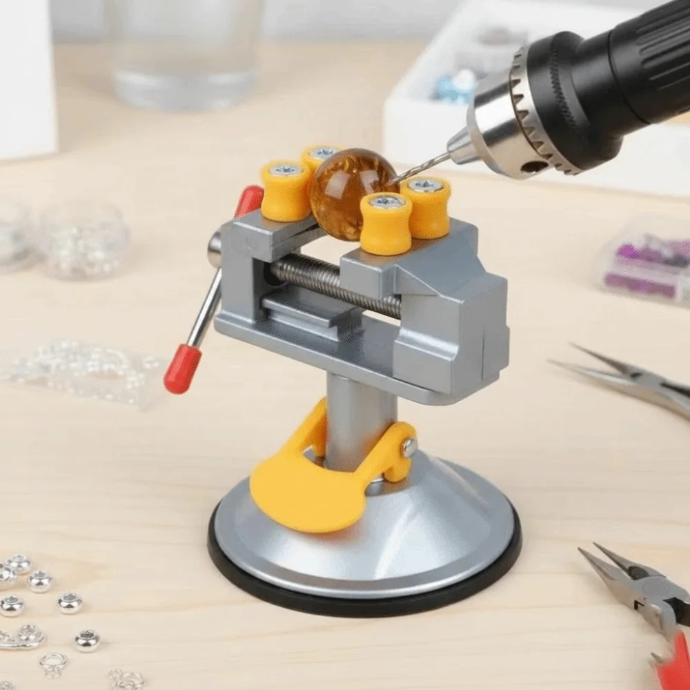 Bench Vise Swivel - ジュエリーバイスバイススタンド回転式ドリルプレスユニバーサルミニテーブルベンチスクリュークランプ彫刻テーブルバイス回転式調整可能