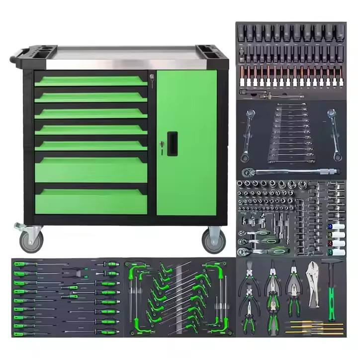 CE 2025 新型スチールツールセットチェストロッカー収納 - Workshop Electric Tools のレビューと価格