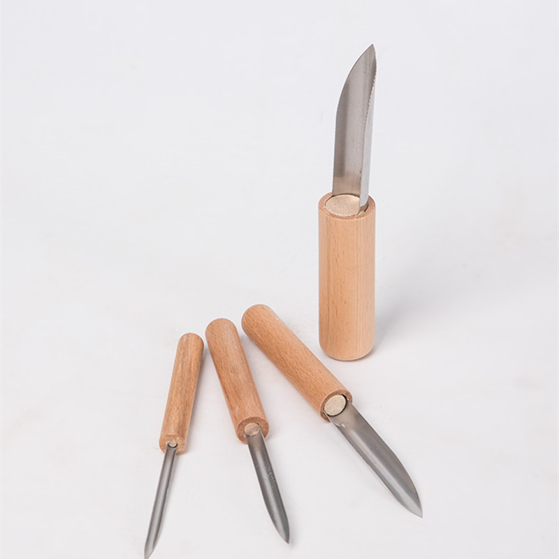 陶器ツールパンチャーピース/セットステンレス鋼ヘッド木製ハン - Chisel Set Wood のレビューと価格
