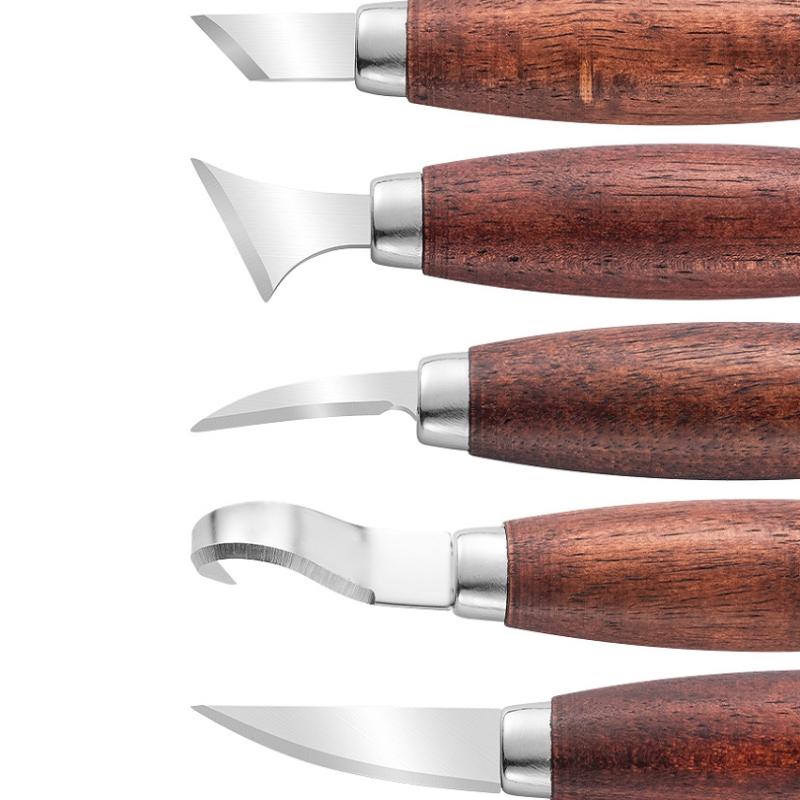 5個入り木彫り鑿セット - DIY木彫り＆剥離プロジェクト用 - Chisel Set Wood のレビューと価格