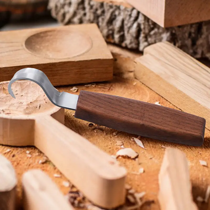 ‌ 1PCプロフェッショナル木彫りナイフセット、湾曲した刃と - Chisel Set Wood のレビューと価格
