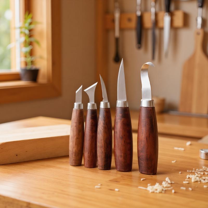 （夏6）木彫り用工具5点セット、木工カッター、ハンドツールセ - Chisel Set Wood のレビューと価格