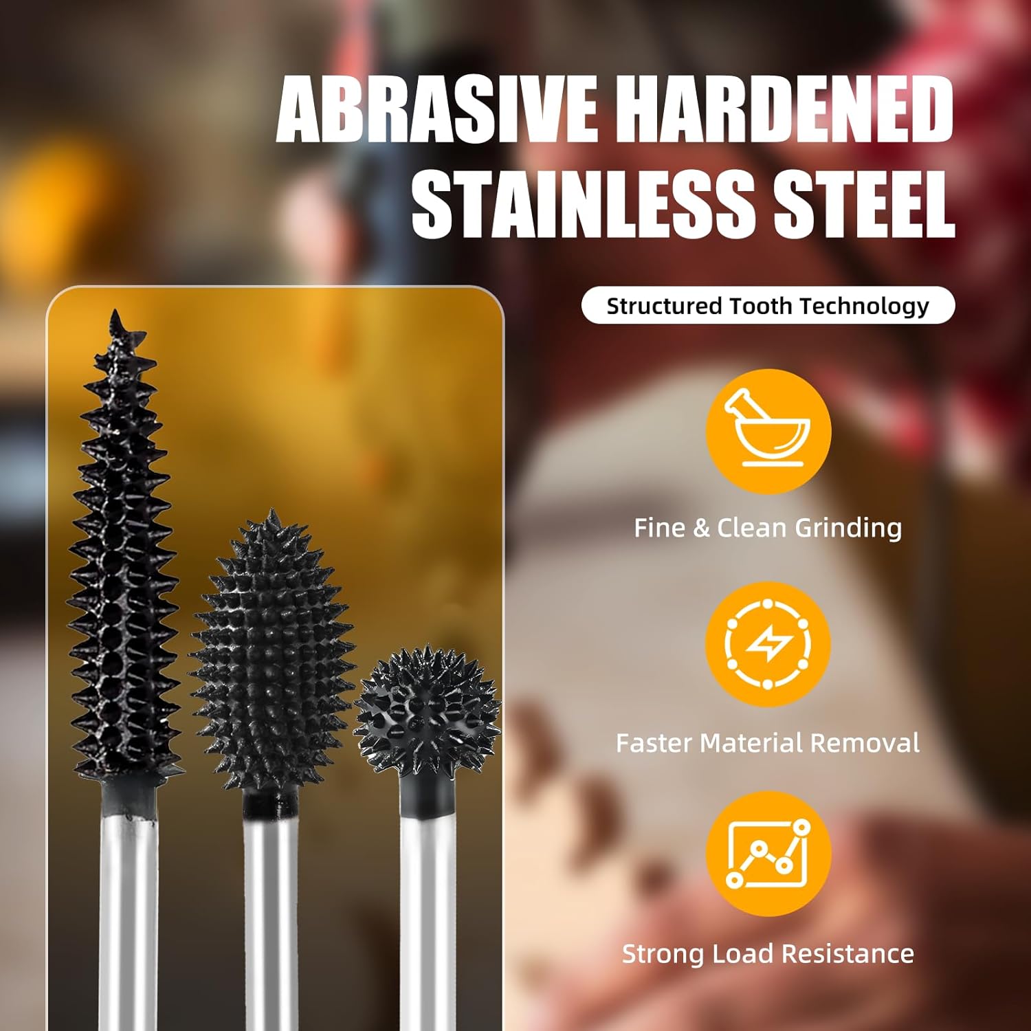 3個入りロータリーバーセット ダイスグラインダービット 1/ - Chisel Set Wood のレビューと価格