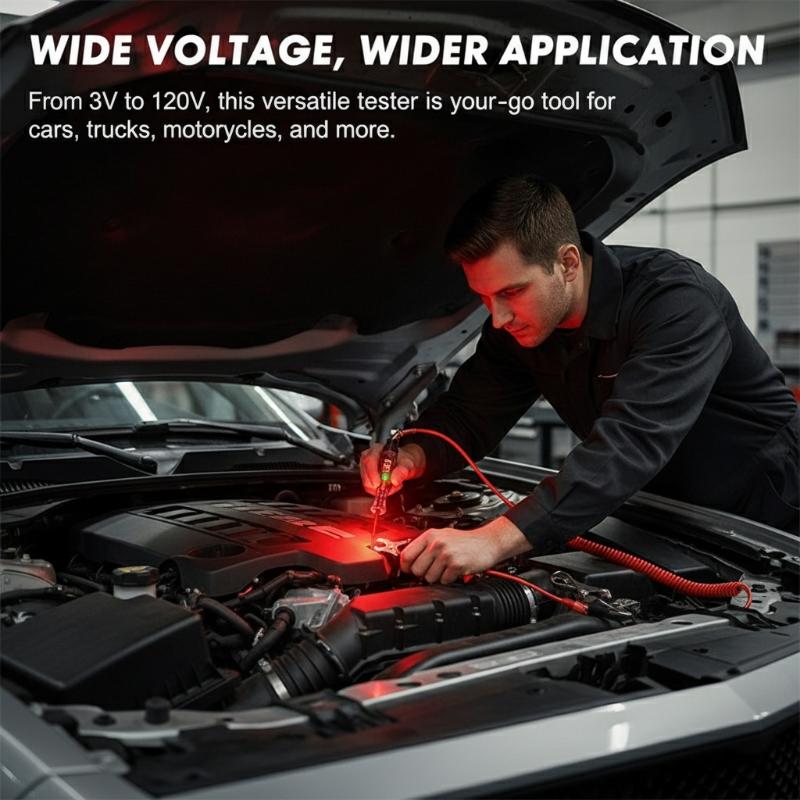3V 120V 電圧テスターペンデジタルディスプレイロングプ - Workshop Electric Tools のレビューと価格