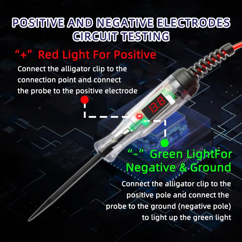 3V 120V 電圧テスターペンデジタルディスプレイロングプ - Workshop Electric Tools のレビューと価格