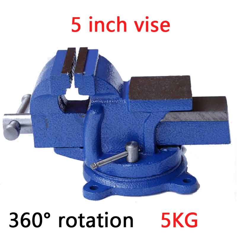 1pc ヘビーデューティベンチ万力家庭用万力ベンチ 5 イン - Bench Vise Swivel のレビューと価格