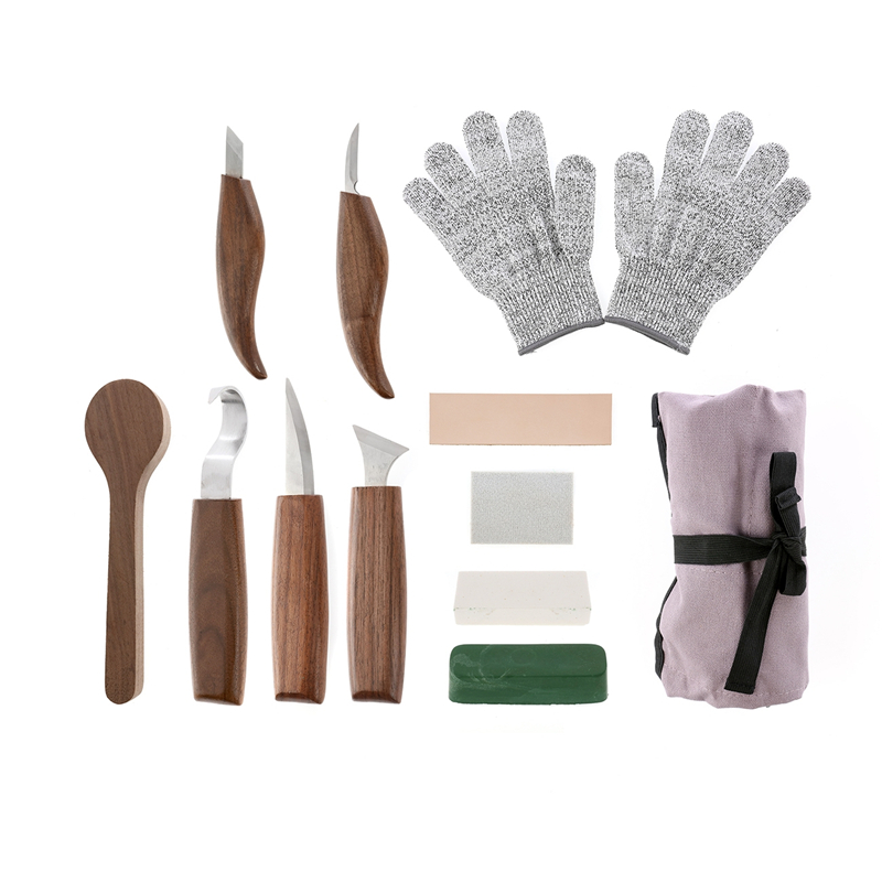 12個入りクルミ材クロムバナジウム鋼製彫刻セット、木工用手工 - Chisel Set Wood のレビューと価格