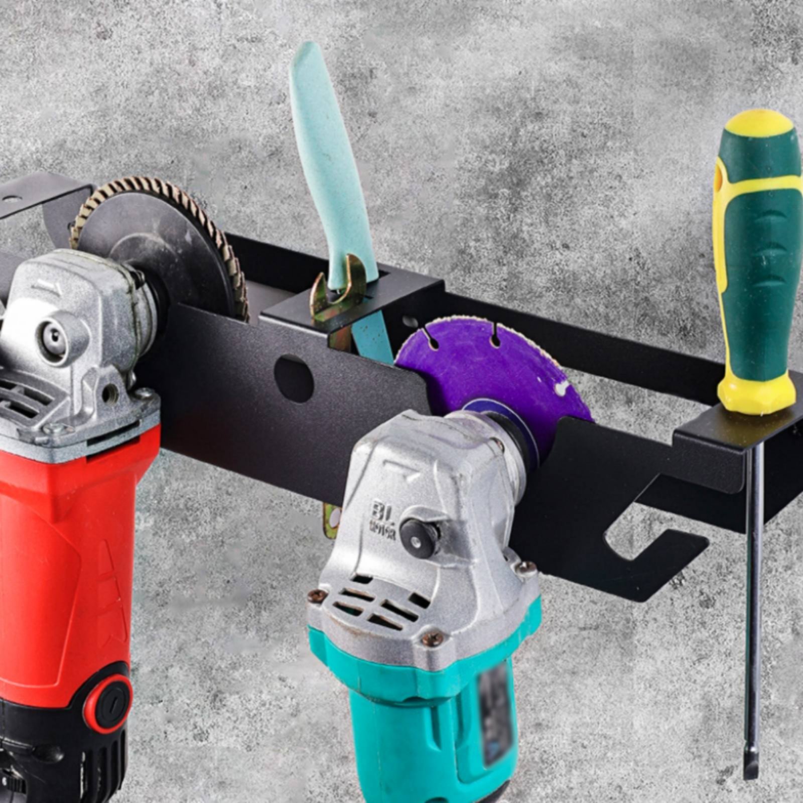 4ベイアングルグラインダーラック、ヘビーデューティーメタルア - Tools For Metal Workshop のレビューと価格