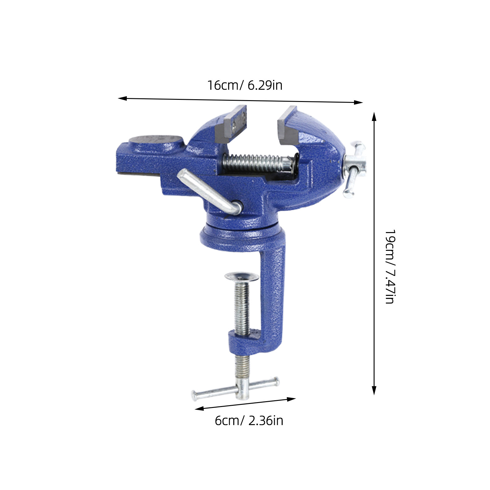 60mmミニ回転テーブルバイス 360度回転クランプ - ジ - Bench Vise Swivel のレビューと価格