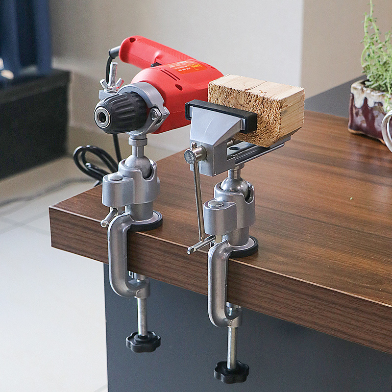 360 度ユニバーサルアルミ合金テーブルバイス多機能スイベル - Bench Vise Swivel のレビューと価格
