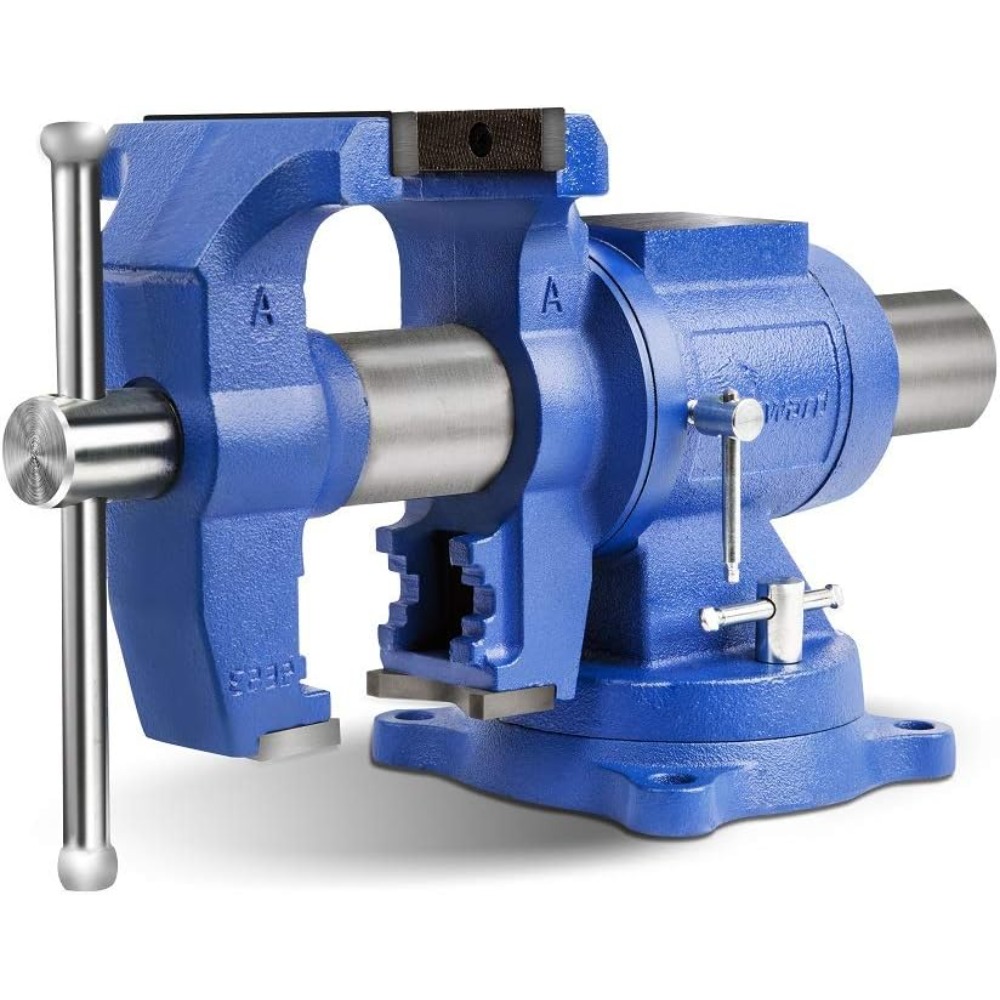 5インチヘビーデューティーベンチバイス、360度回転ベース、 - Bench Vise Swivel のレビューと価格