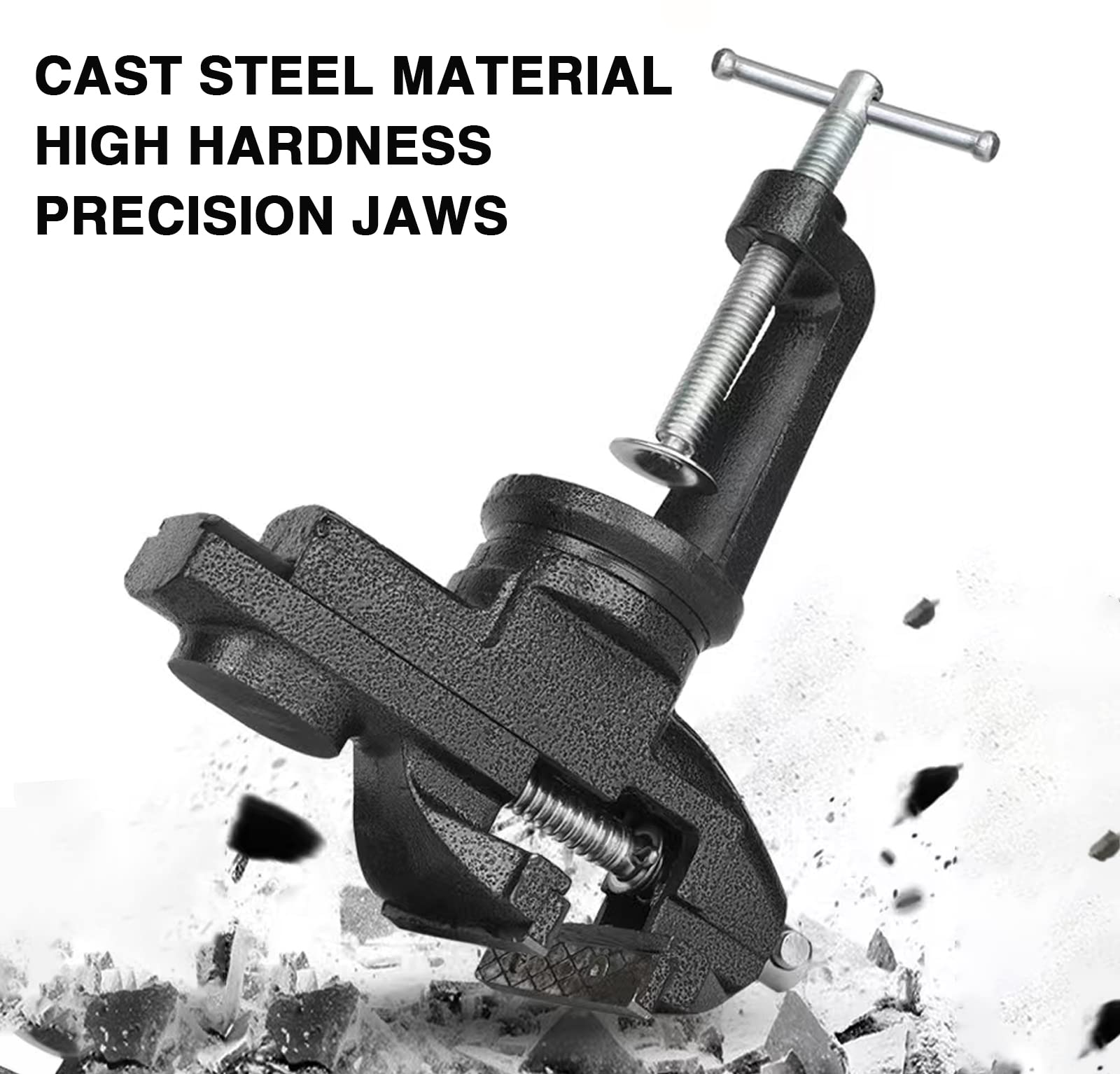 多機能ヘビーデューティーテーブルクランプ ミニアルミベンチバ - Bench Vise Swivel のレビューと価格