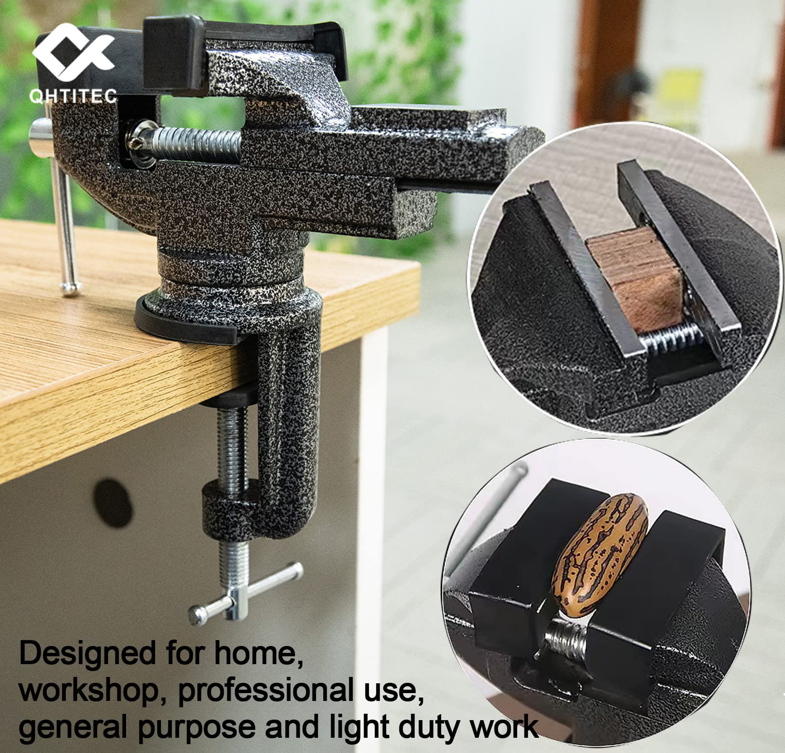 多機能ヘビーデューティーテーブルクランプ ミニアルミベンチバ - Bench Vise Swivel のレビューと価格