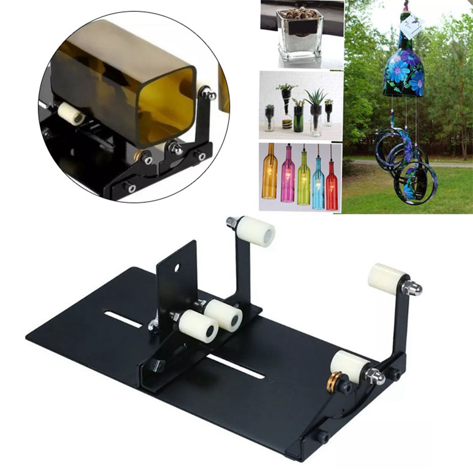 ガラス瓶カッターマシン高速正確DIY切断ツールキットステンレ - Workshop Tools And Equipment のレビューと価格