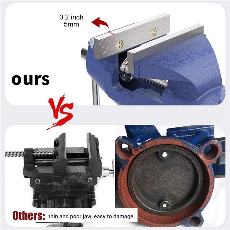 KYCOR-ベンチクランプ 固定ツール クランプオンバイス  - Bench Vise Swivel のレビューと価格