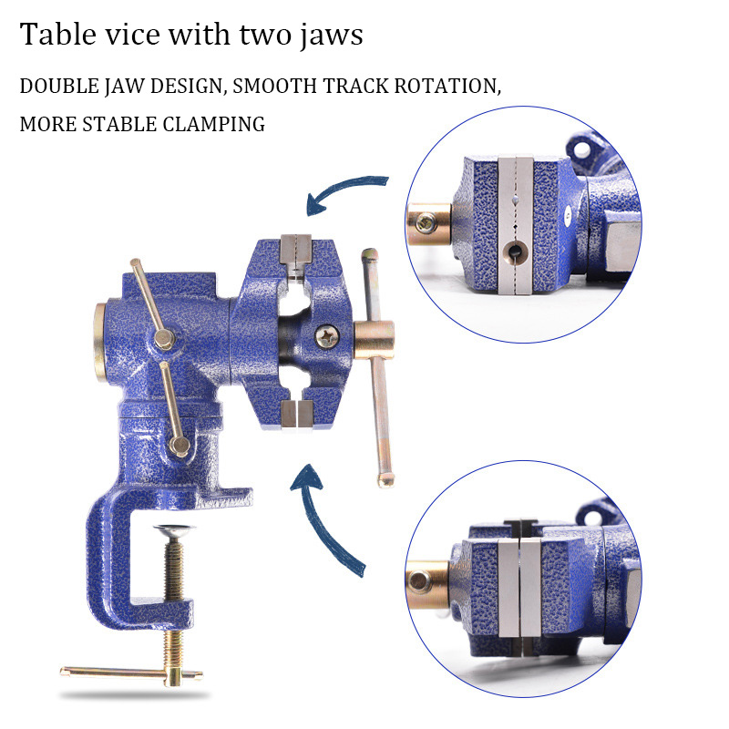 二重あごと回転式ベーススイベルベース,360度クランプ,作業 - Bench Vise Swivel のレビューと価格