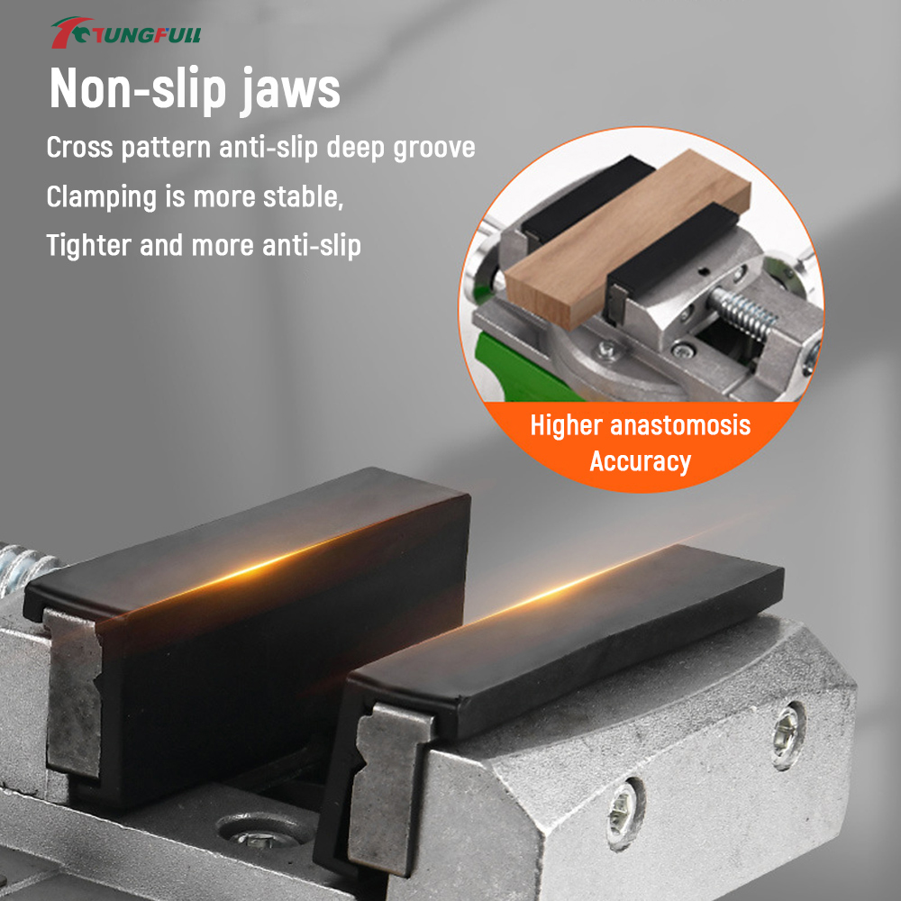 TUNGFULL クロススライドバイス 360 °   回転 - Bench Vise Swivel のレビューと価格