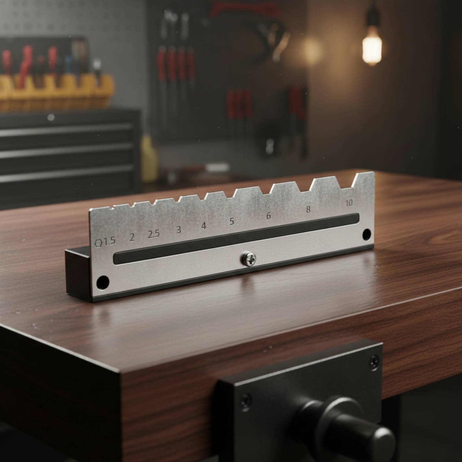 壁掛け六角レンチホルダー、金属製ペグボードレンチラック、六角 - Tools For Metal Workshop のレビューと価格