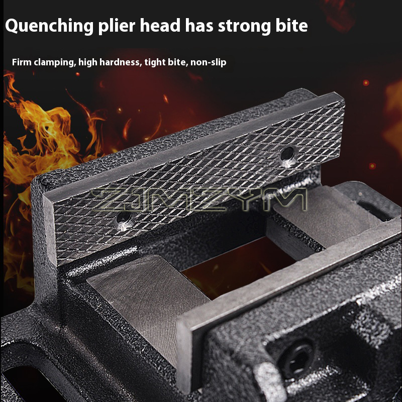 調整可能なフラットパイラーベンチ万力高精度ユニバーサルクラン - Bench Vise Swivel のレビューと価格