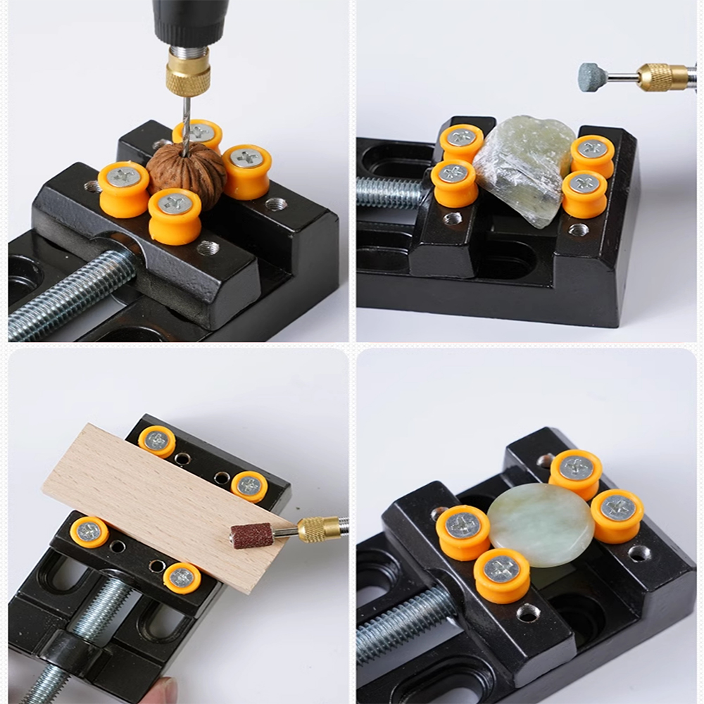 ヘビーデューティー57mmミニテーブルバイス - ドリルプレ - Bench Vise Swivel のレビューと価格