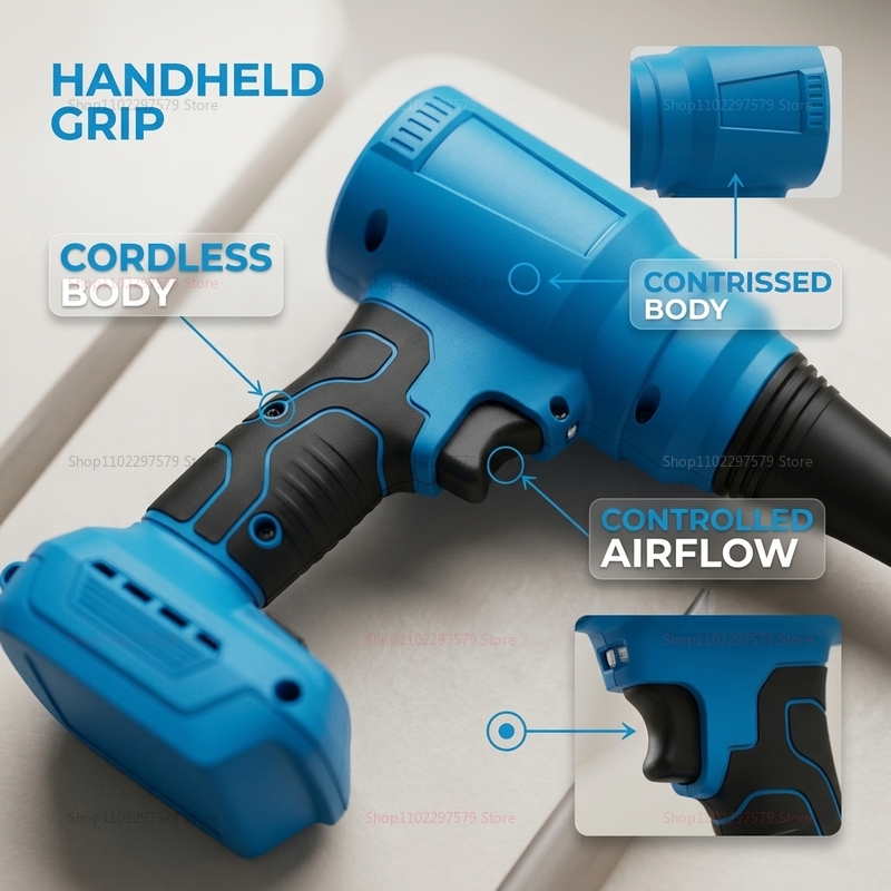 18V ブラシレスコードレスエアダスター電動ブロワー集塵ツー - Workshop Electric Tools のレビューと価格