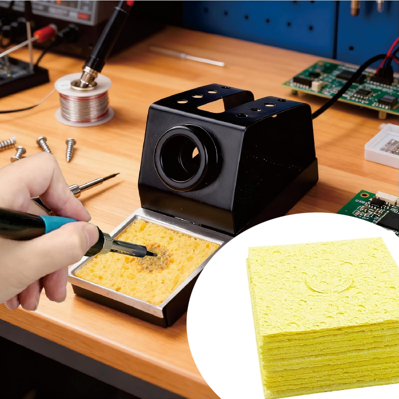10個入り 6x6cm はんだごて洗浄スポンジ、火傷防止 再 - Tools For Electronic Workshop のレビューと価格