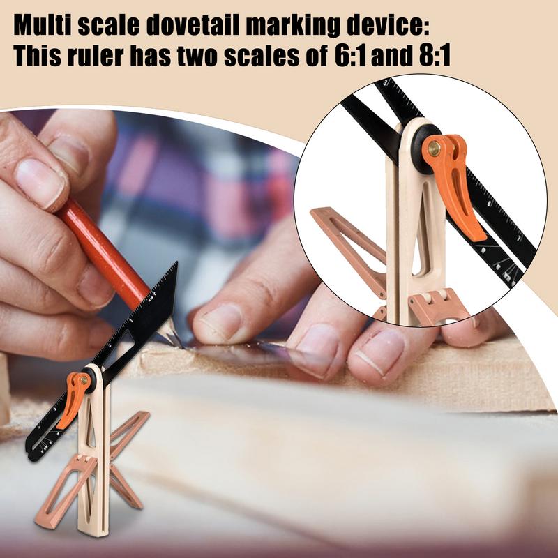 木工用ダブテールマーカーガイド、木工修理用マーキングTベベル - Dovetail Marking Guide のレビューと価格