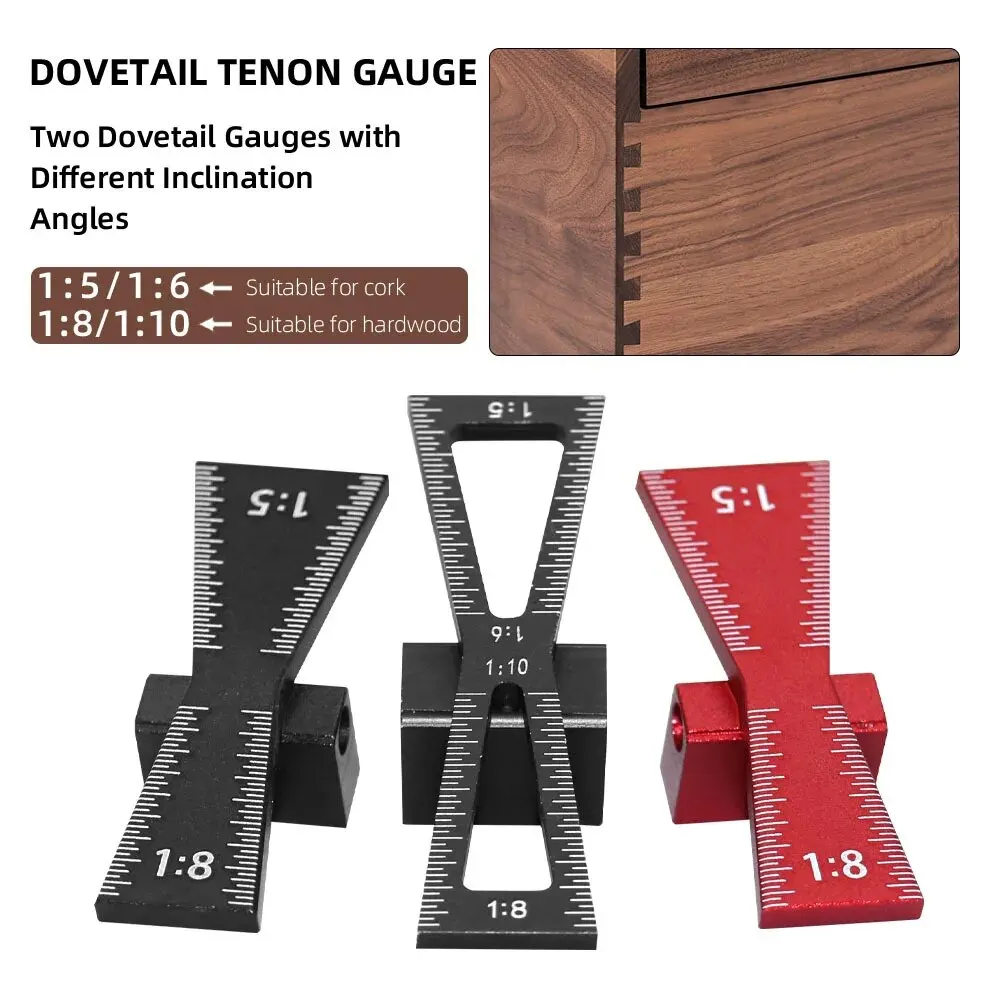 木工ダブテールマーカー アルミニウム合金ダブテールマーキング - Dovetail Marking Guide のレビューと価格
